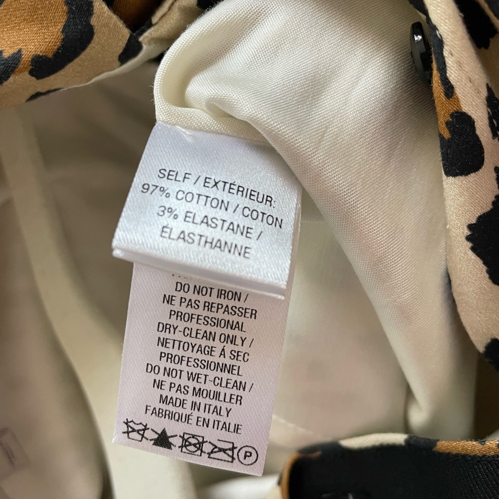 CAROLINA HERRERA Leopard Dress Size 10 - Picture 6 of 6